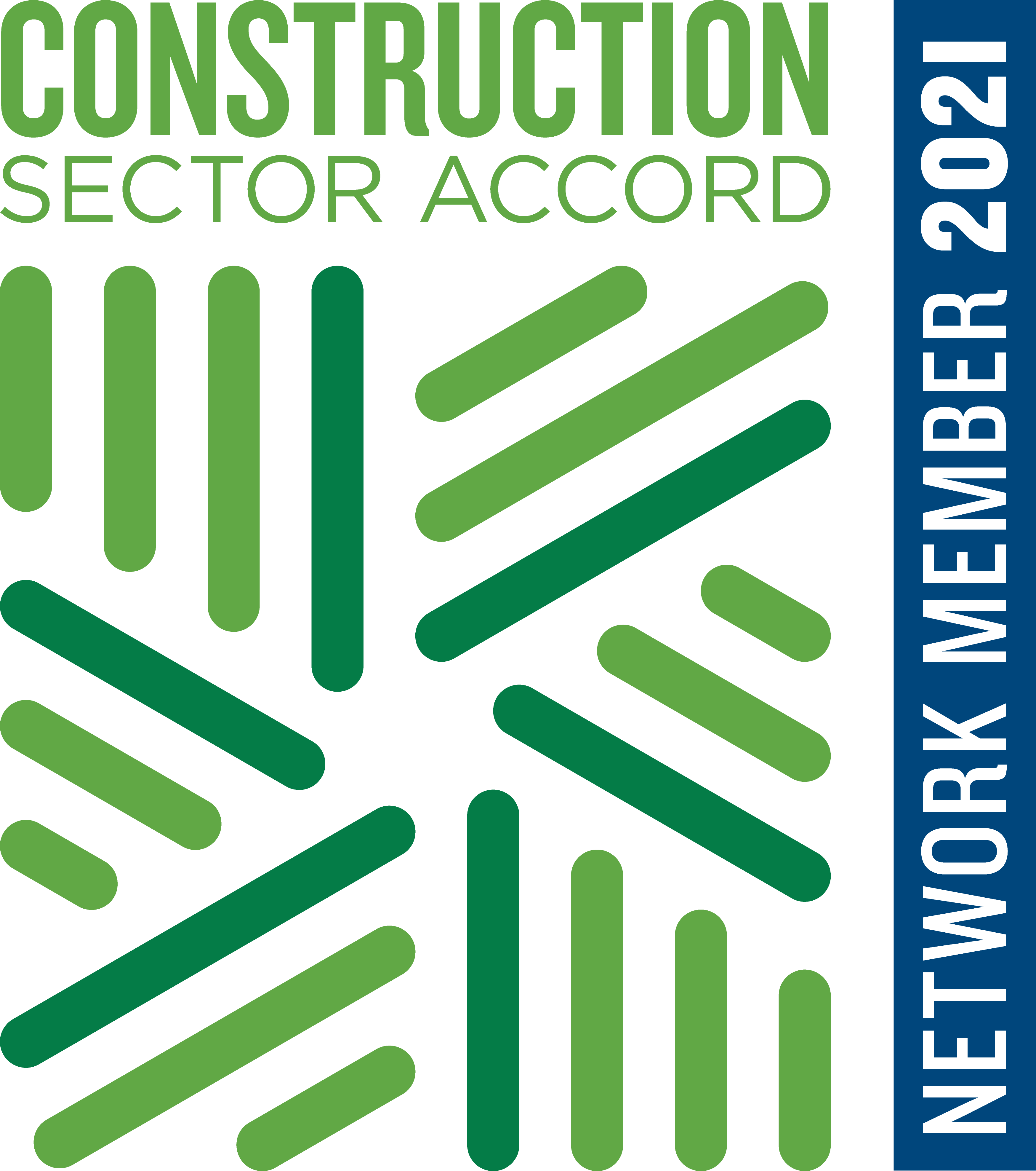 Construction Sector Accord Network Member 2021 Badge