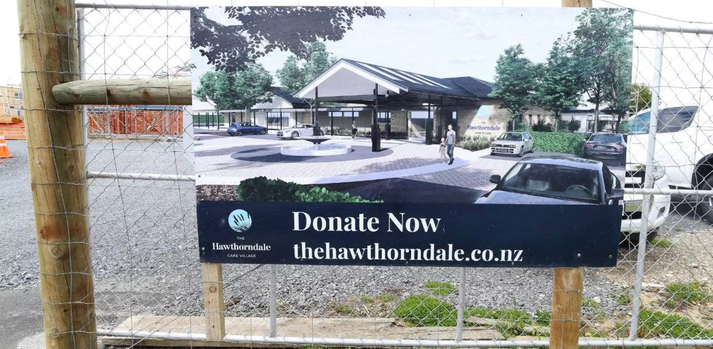A peek at what the Hawthorndale Care Village will look like from the Tay St entrance in Invercargill